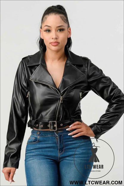 Pu Leather Jacket