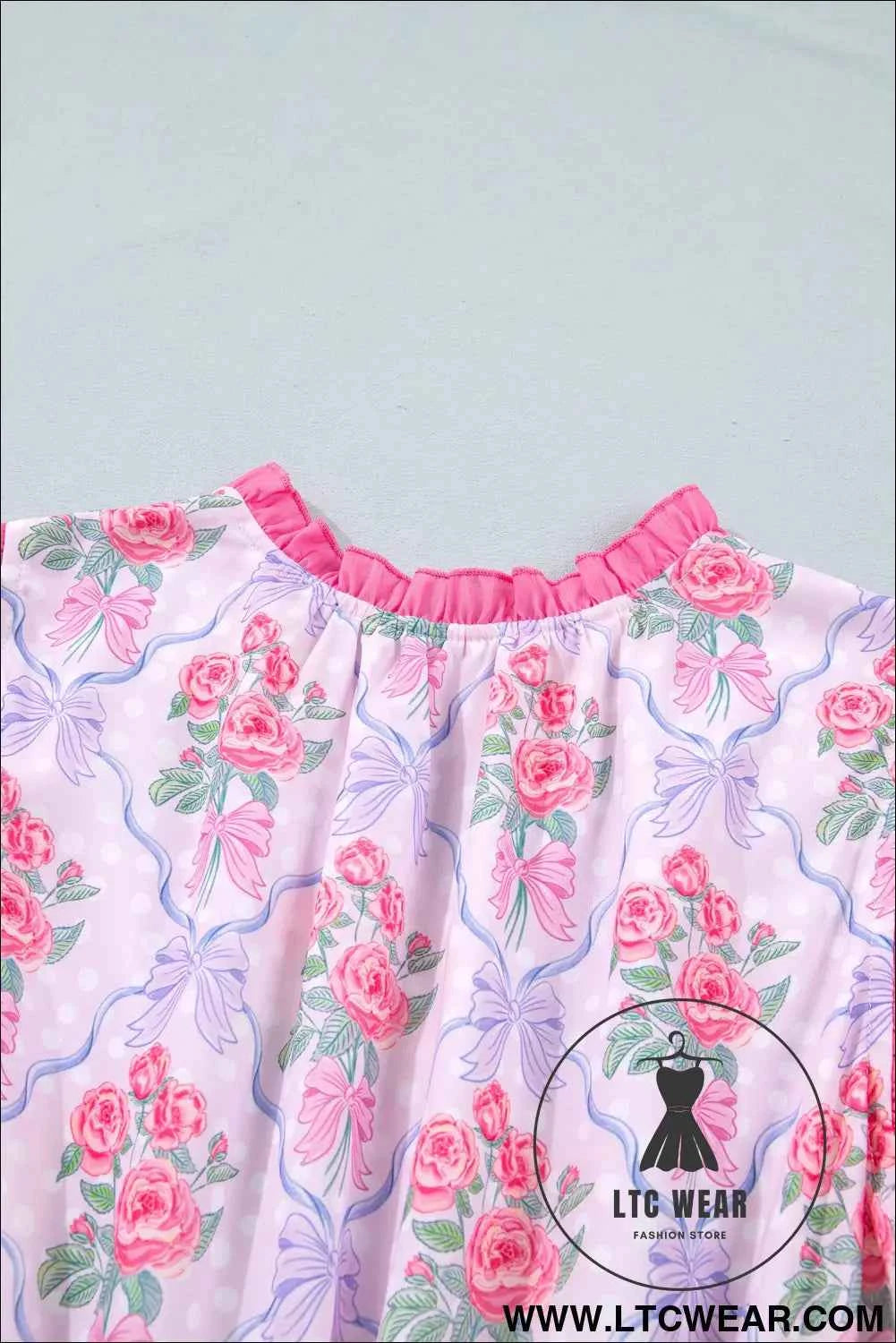 Purple Tiered Ruffles Sleeveless Summer Floral Dress