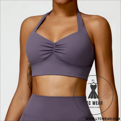 Quick drying beautiful back yoga clothes bra tight fitness vest running shockproof sports underwear - L.T.C Wear Online Fashion Store