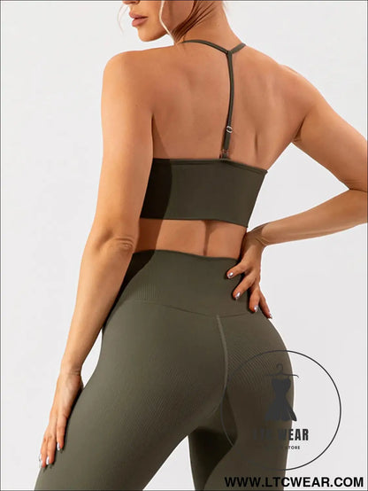 Quick drying yoga clothes for training and running sports underwear
