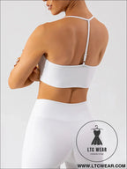 Quick drying yoga clothes for training and running sports underwear