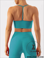 Quick drying yoga clothes for training and running sports underwear