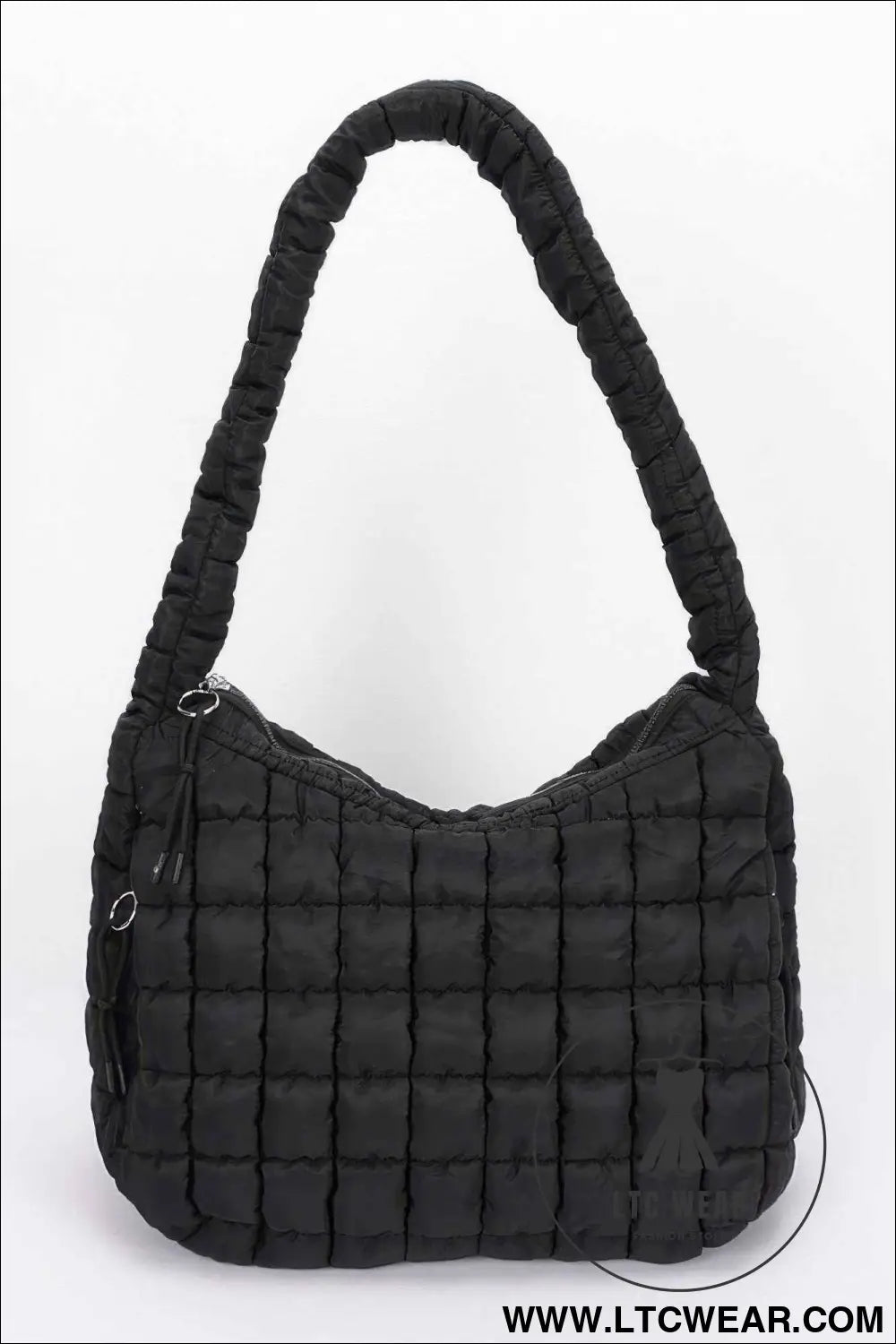 Quilted Nylon Padded Crossbody Bag