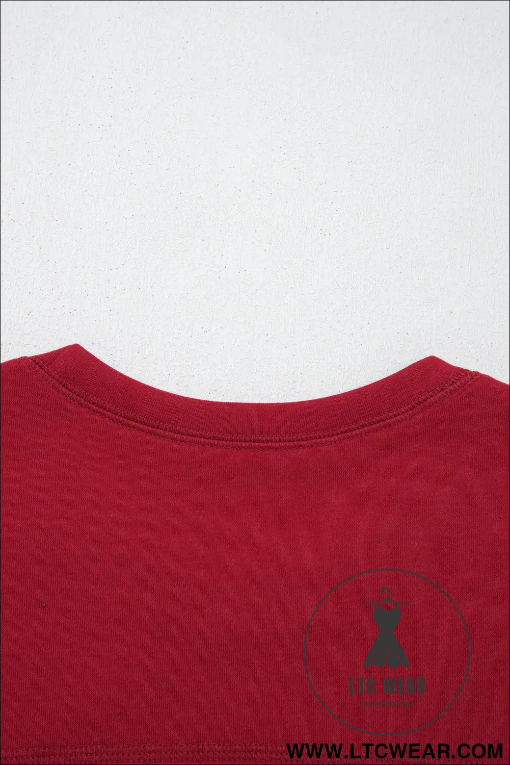 Racing red drop shoulder boxy tee and barrel pants set - pant sets