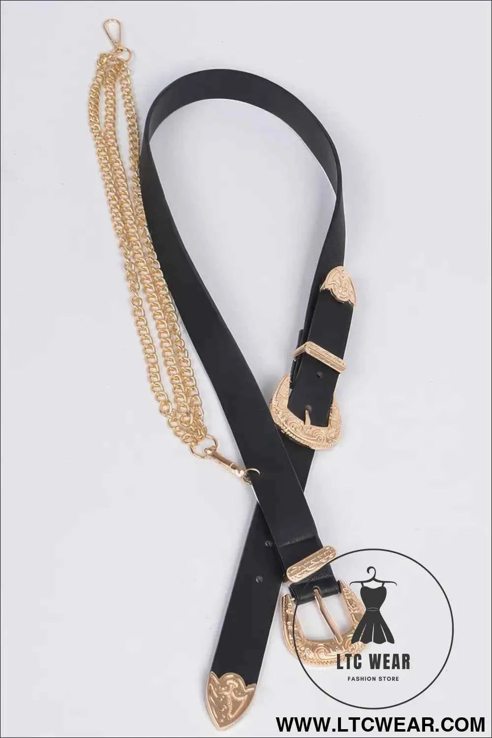 Removable Chain Belt for Effortless Style and Versatility