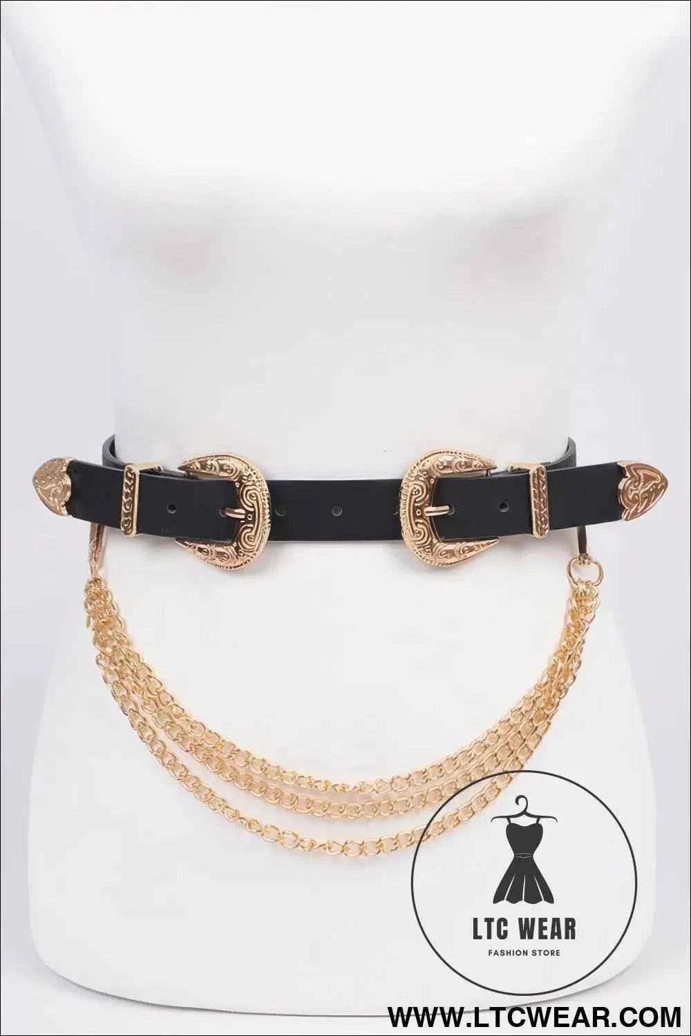 Removable Chain Belt for Effortless Style and Versatility