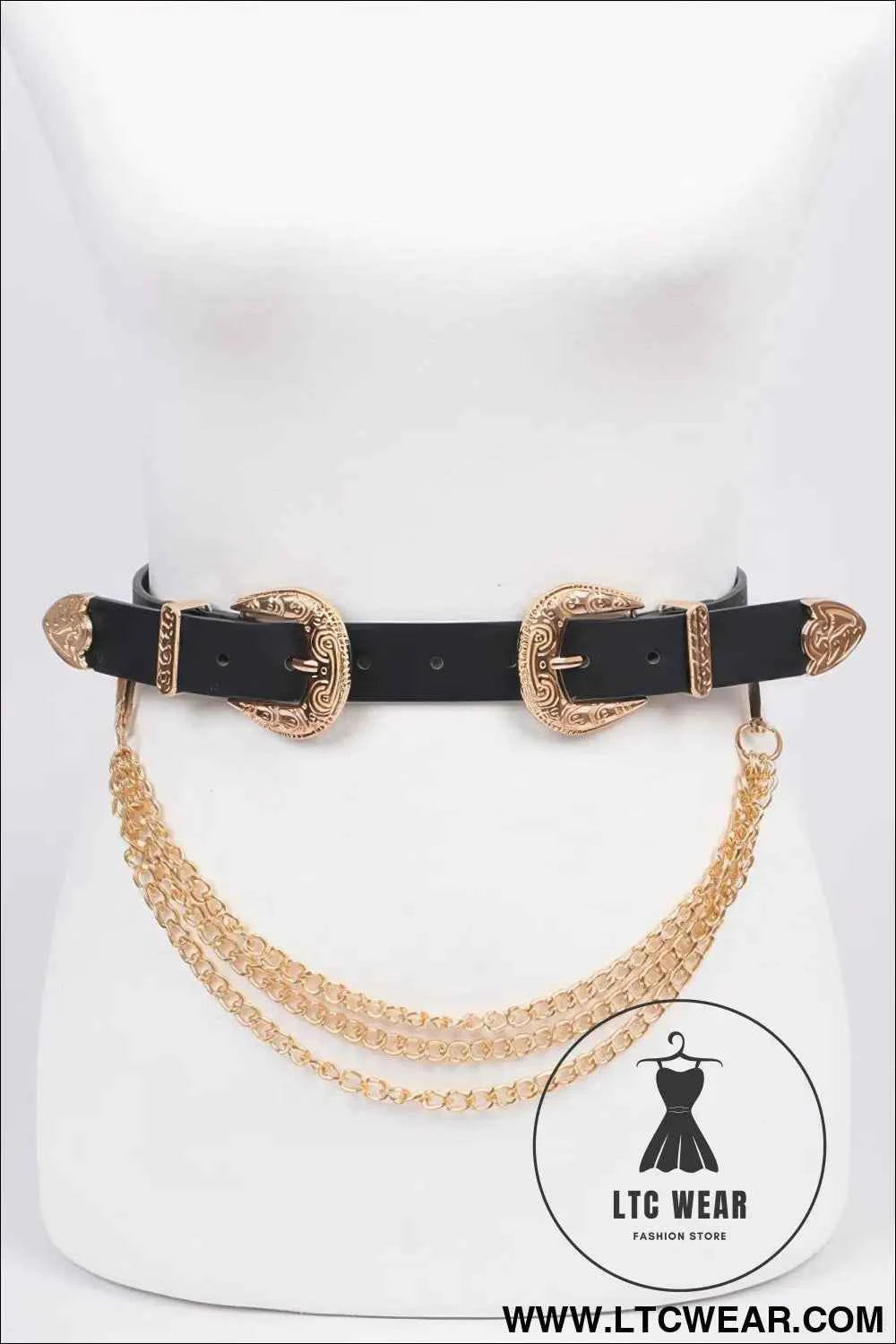 Removable Plus Size Chain Belt for Stylish Comfort