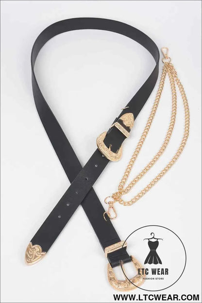Removable Plus Size Chain Belt for Stylish Comfort