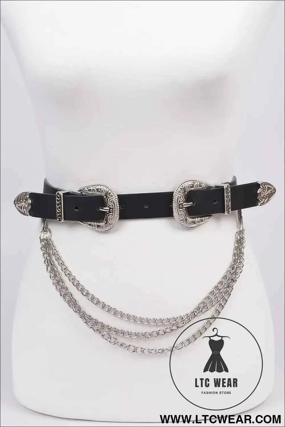 Removable Plus Size Chain Belt for Stylish Comfort