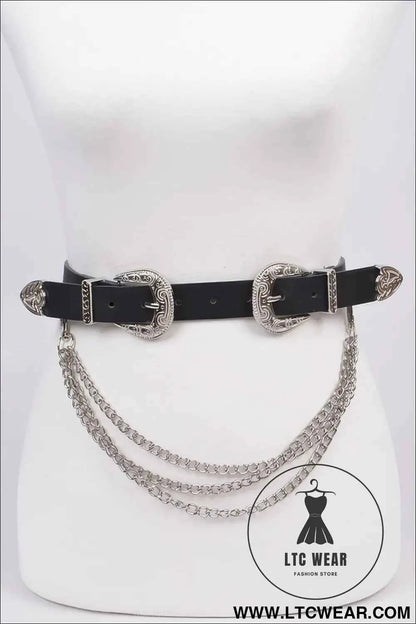 Removable Plus Size Chain Belt for Stylish Comfort