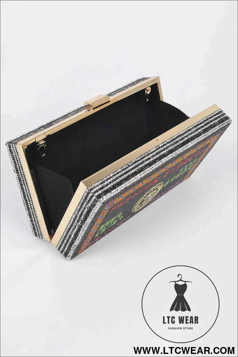 Rhinestone Credit Card Clutch