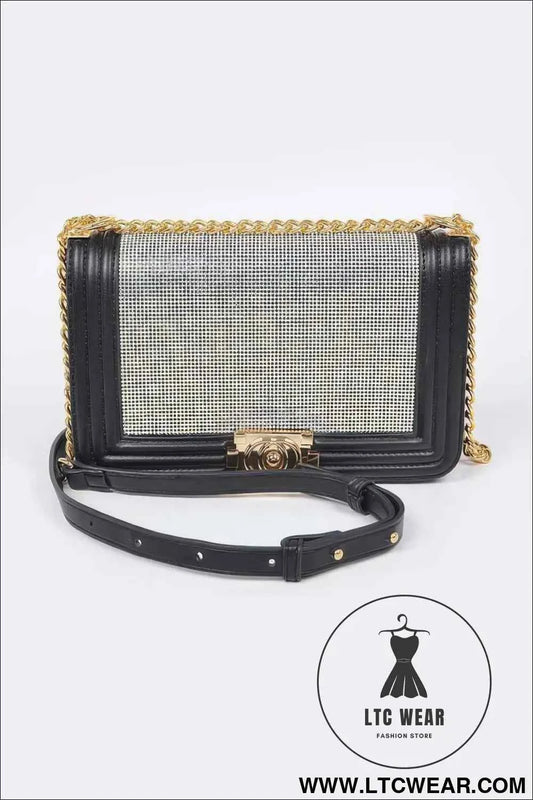 Rhinestone Crossbody Bag