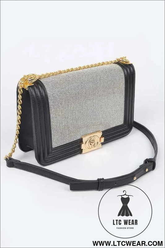 Rhinestone Crossbody Bag