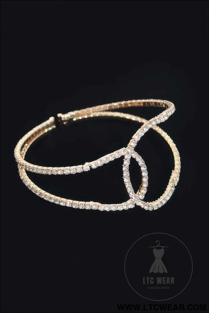 Rhinestone Cuff Bracelet
