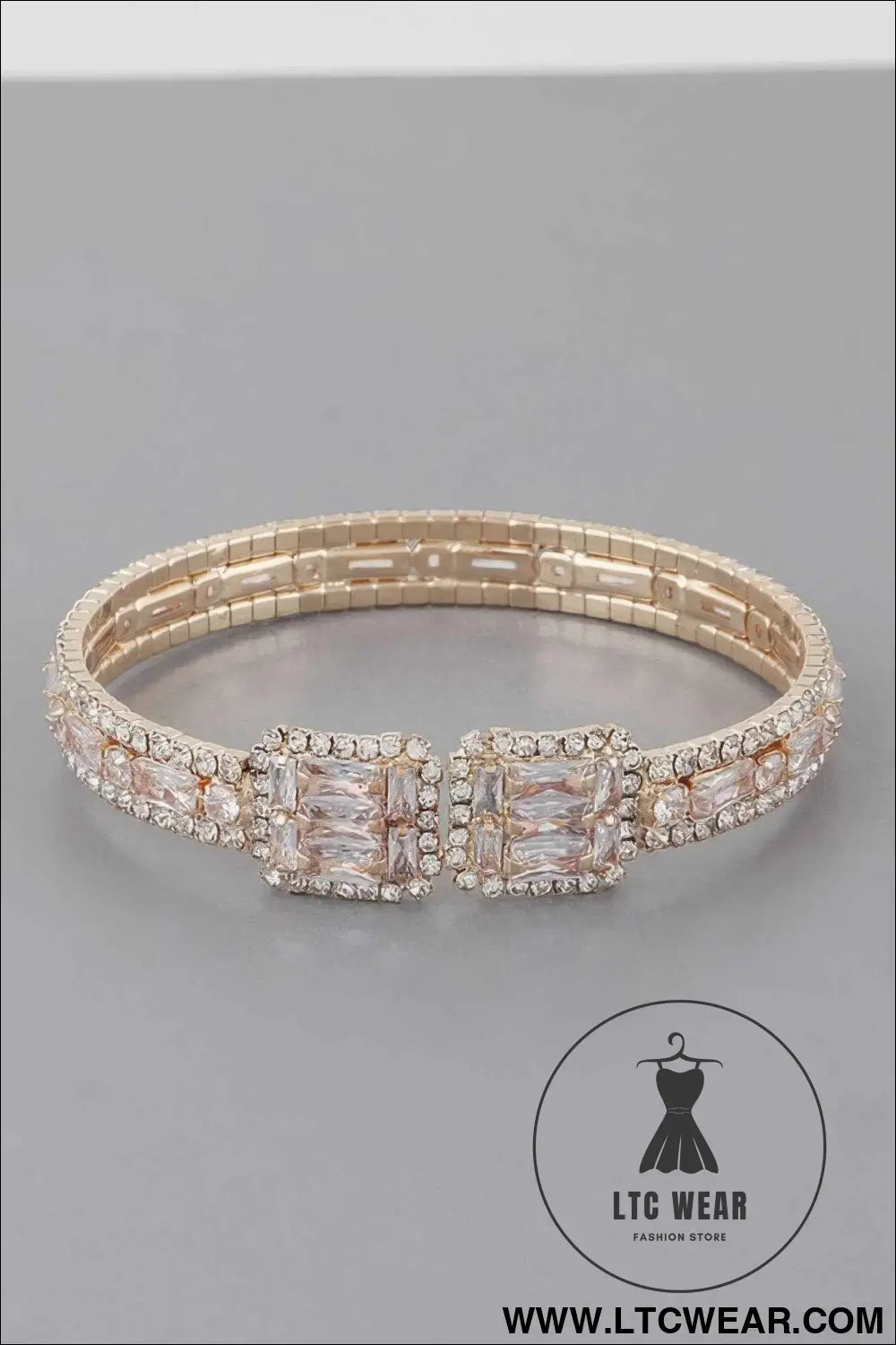 Rhinestone Cuff Bracelet