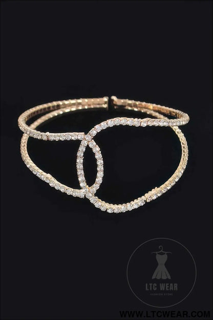 Rhinestone Cuff Bracelet
