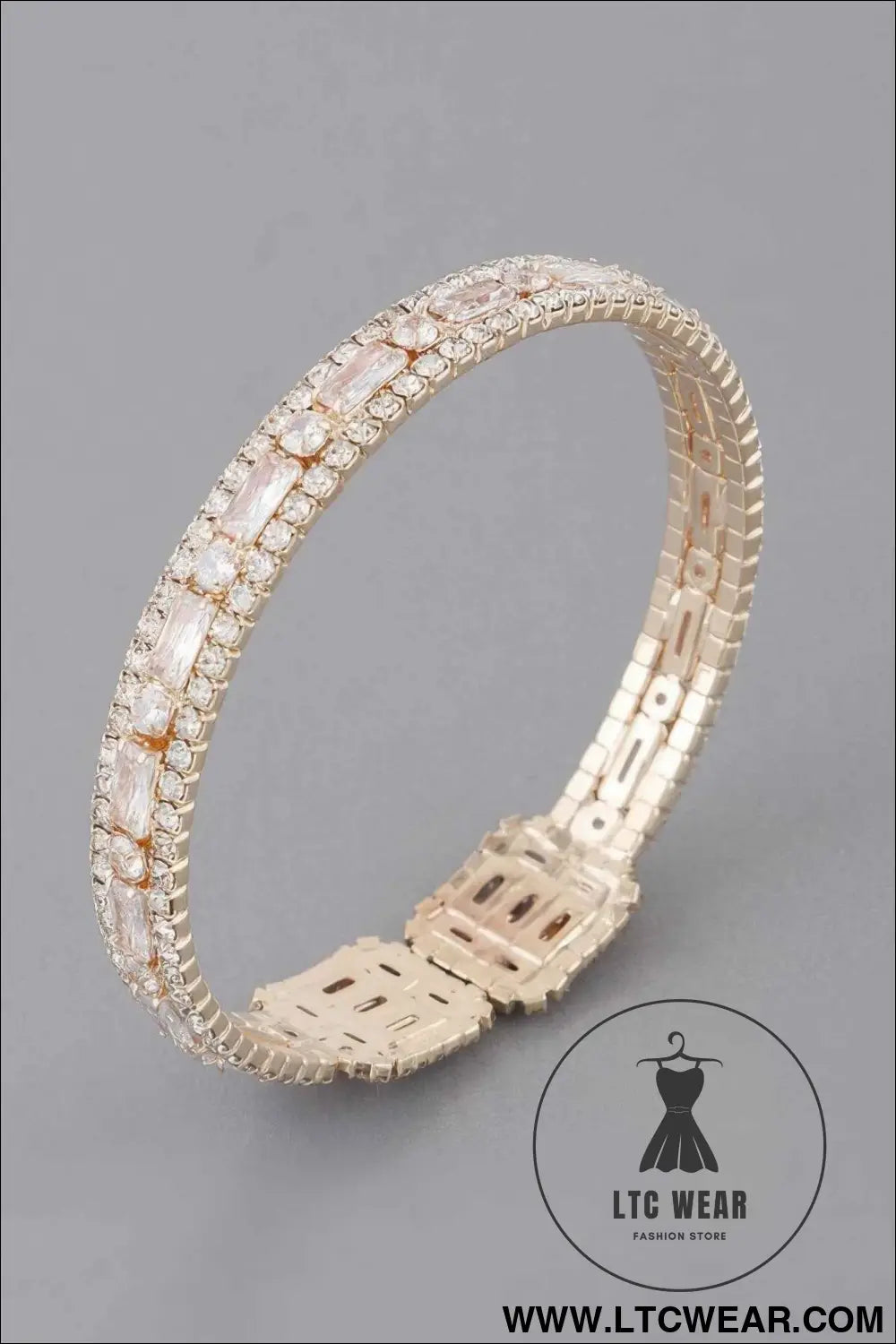 Rhinestone Cuff Bracelet