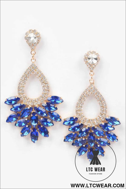 Rhinestone Dangle Earring