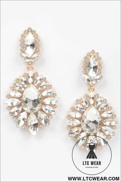 Rhinestone Dangle Earring