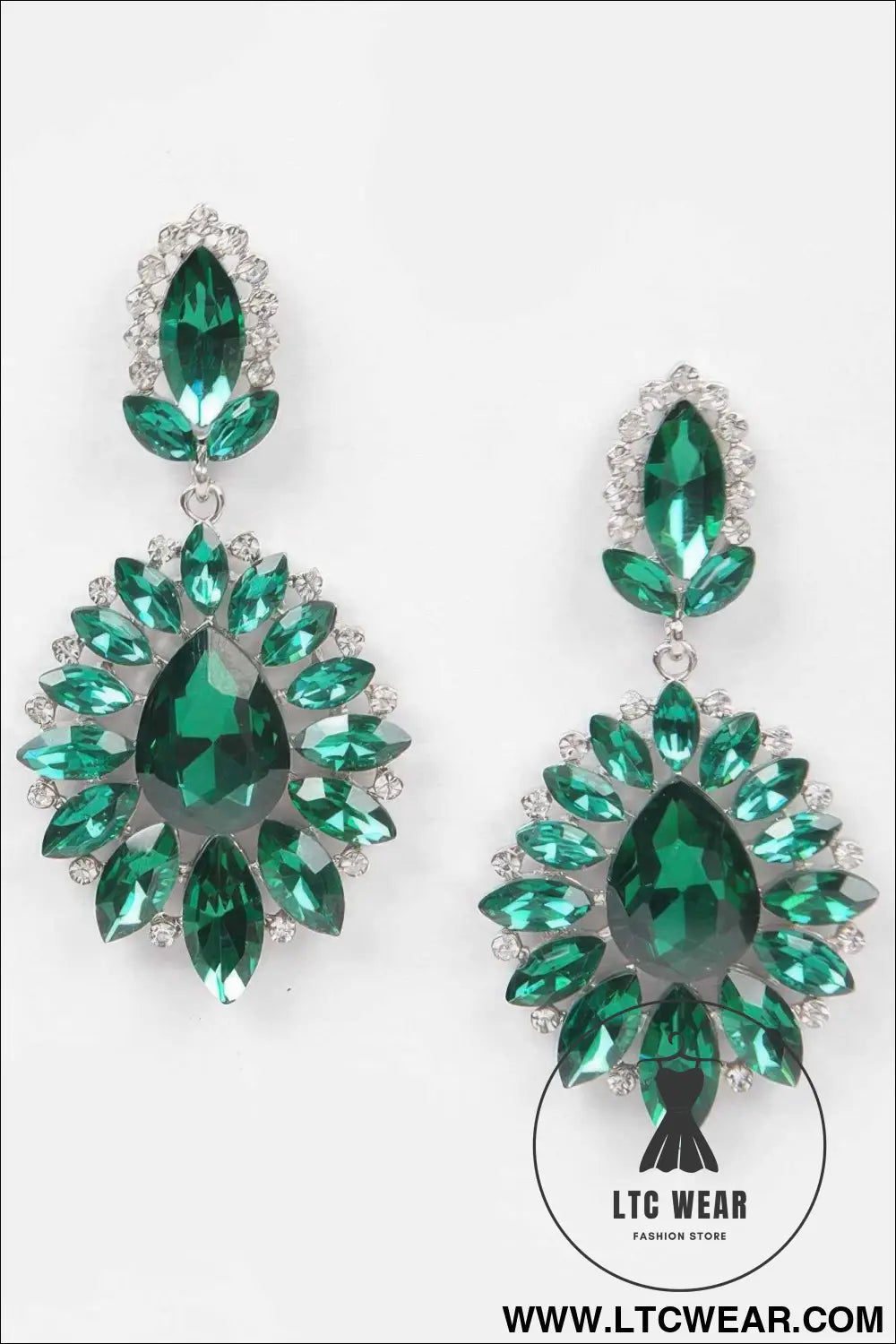 Rhinestone Dangle Earring