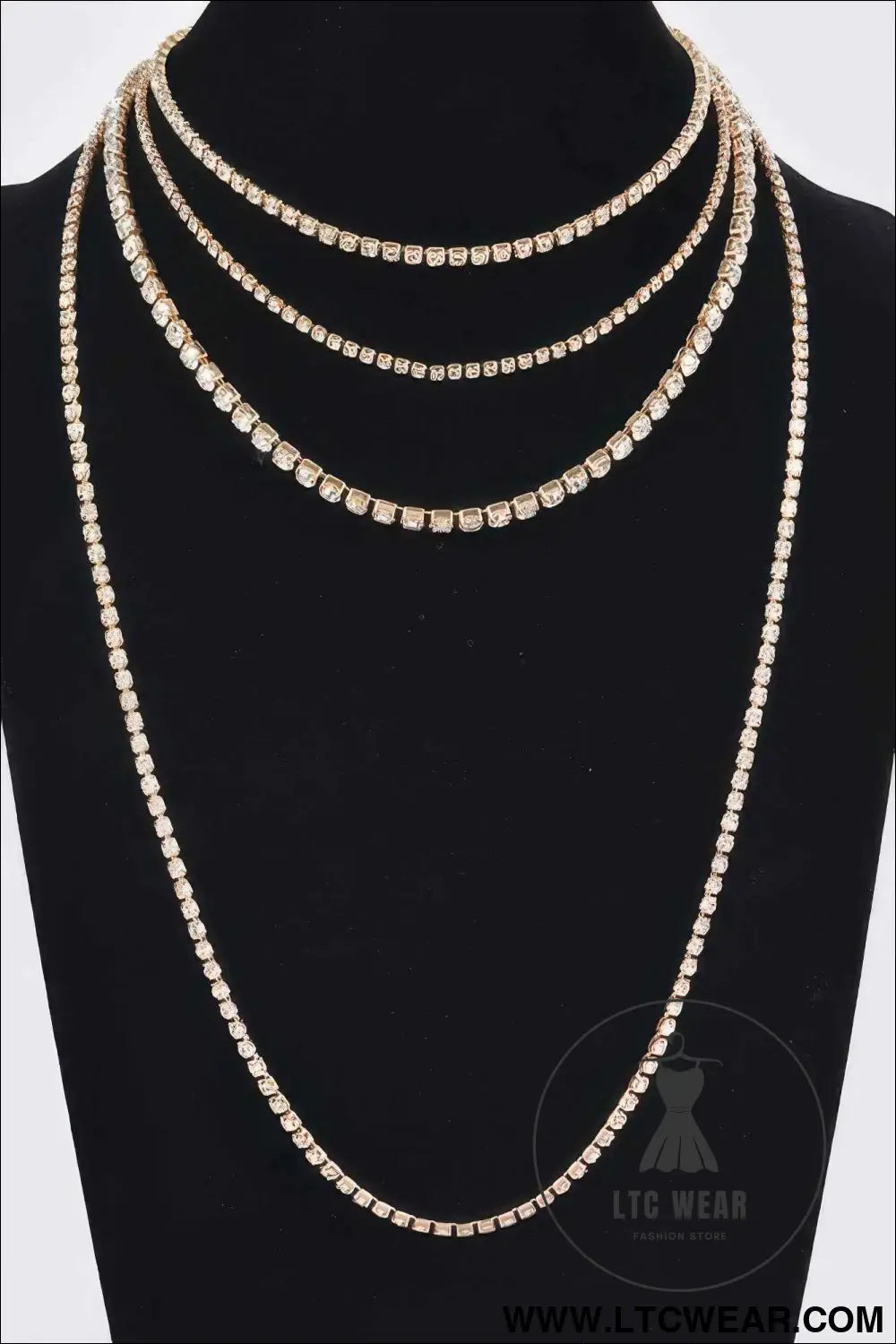 Rhinestone Multi-layer Necklace
