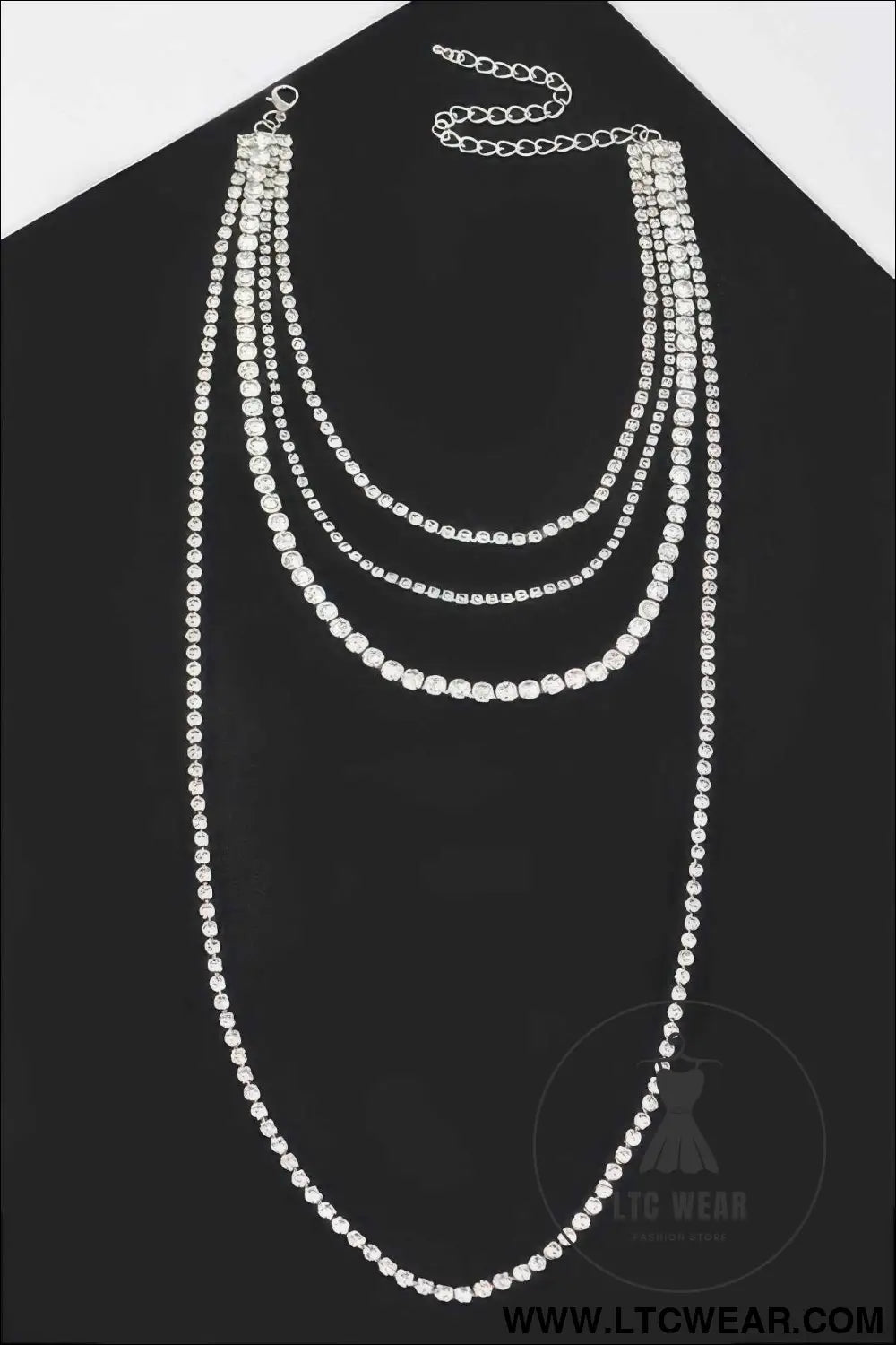Rhinestone Multi-layer Necklace