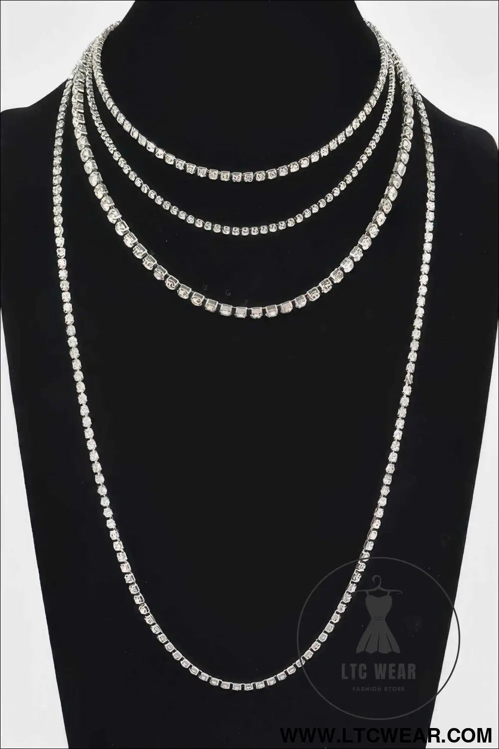 Rhinestone Multi-layer Necklace