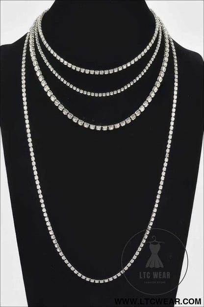 Rhinestone Multi-layer Necklace