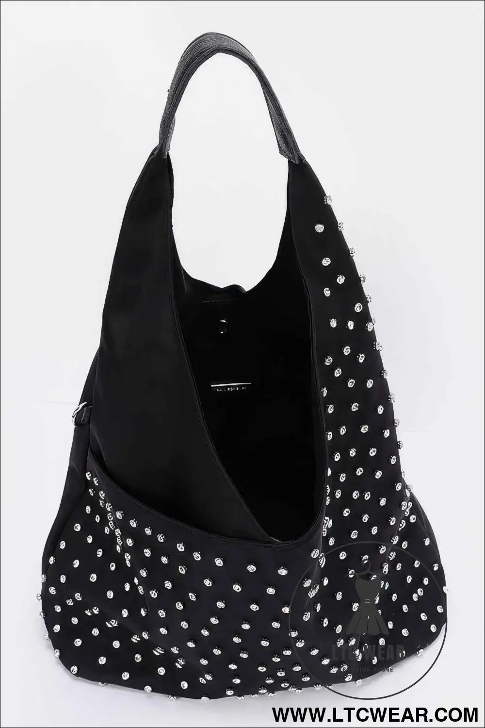 Rhinestone Studded Bindle Bag