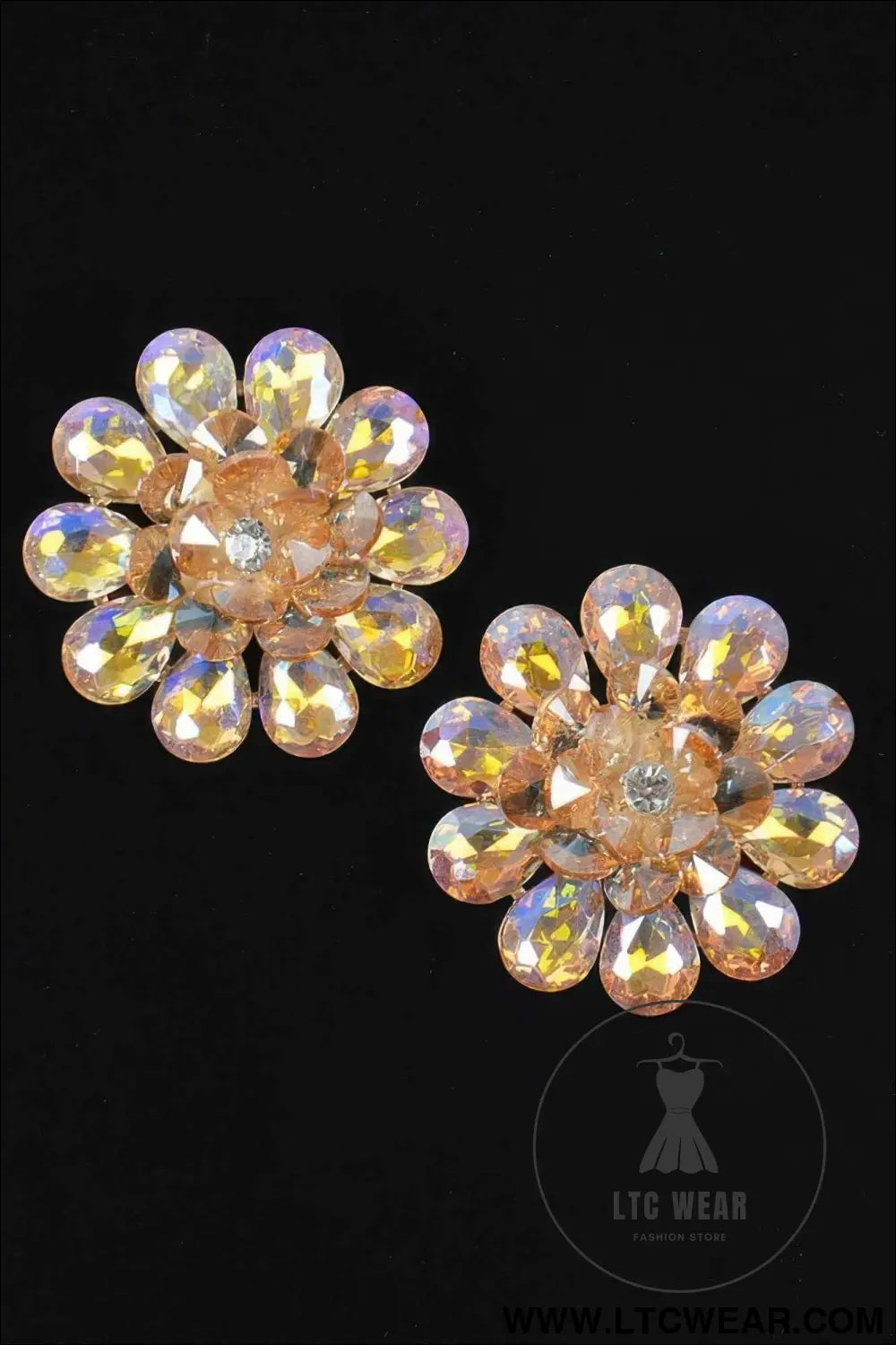 Rhinestone Studded Earring