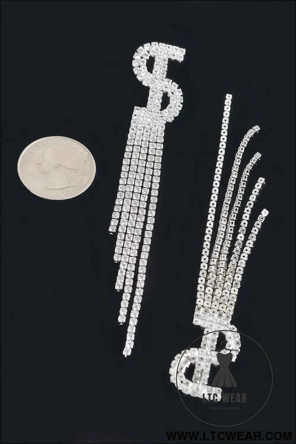 Rhinestone Tassel Earrings for Dazzling Elegance and Style