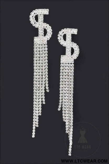 Rhinestone Tassel Earrings for Dazzling Elegance and Style