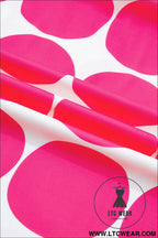 Rose polka dot print frilled round neck shift tank top - tank tops
