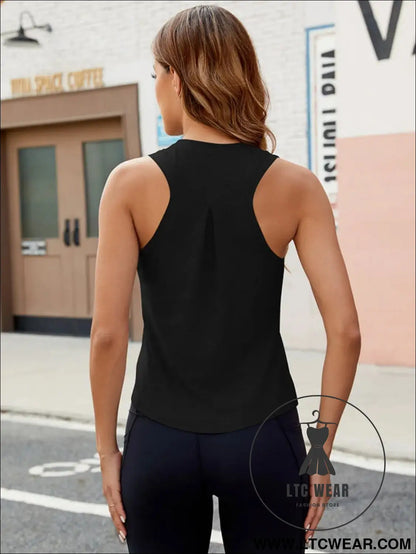 Round Neck Racerback Tank - L.T.C Wear Online Fashion Store