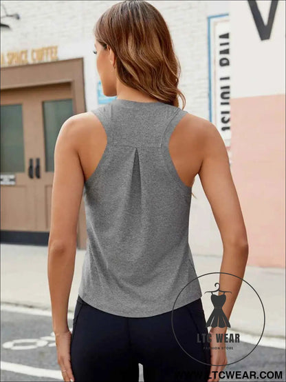 Round Neck Racerback Tank
