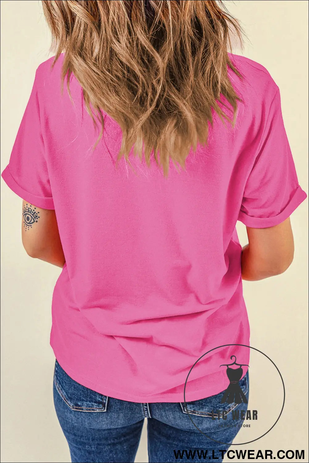 Sachet pink sweet summer time letter graphic tee - graphic tees