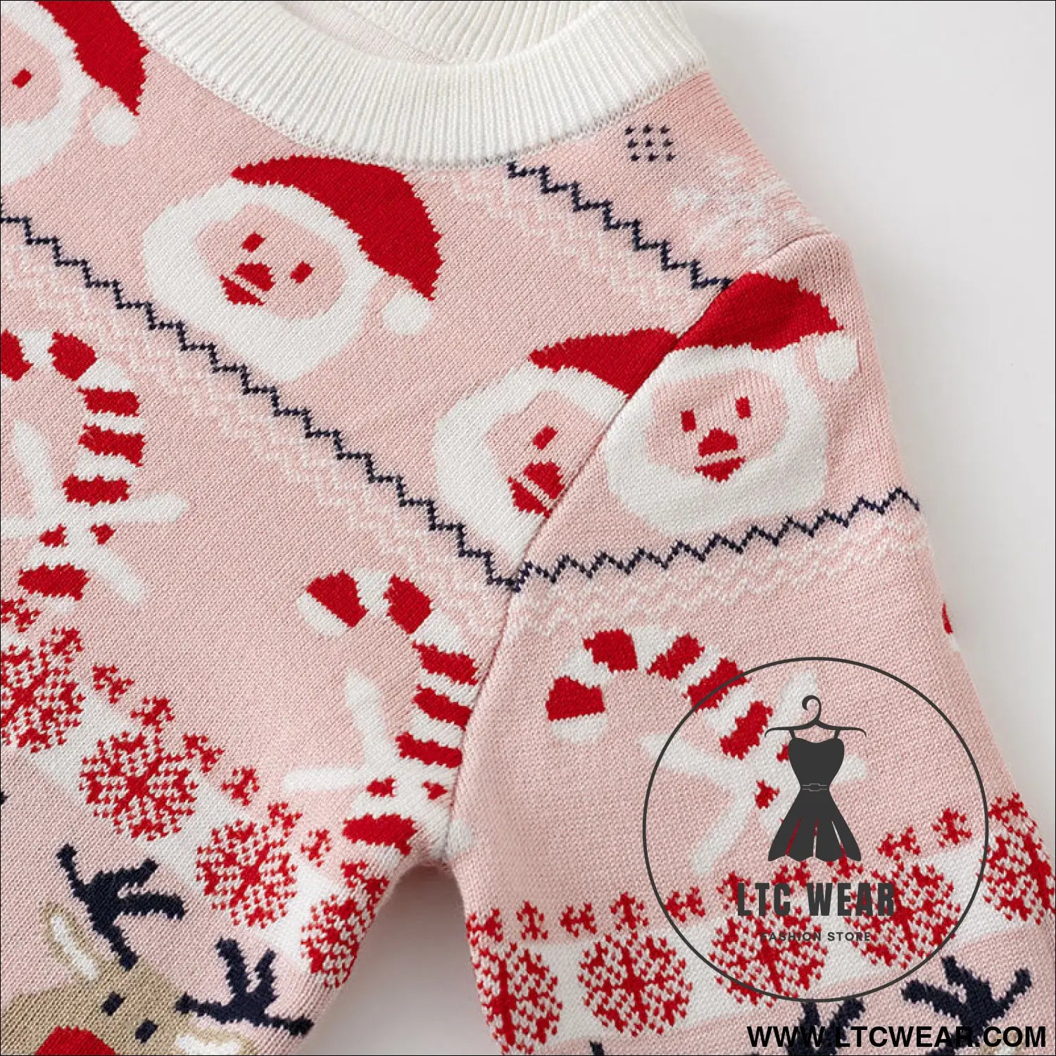 Santa claus baby base knitted sweater children’s pullover sweater