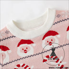Santa claus baby base knitted sweater children’s pullover sweater