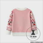 Santa claus baby base knitted sweater children’s pullover sweater