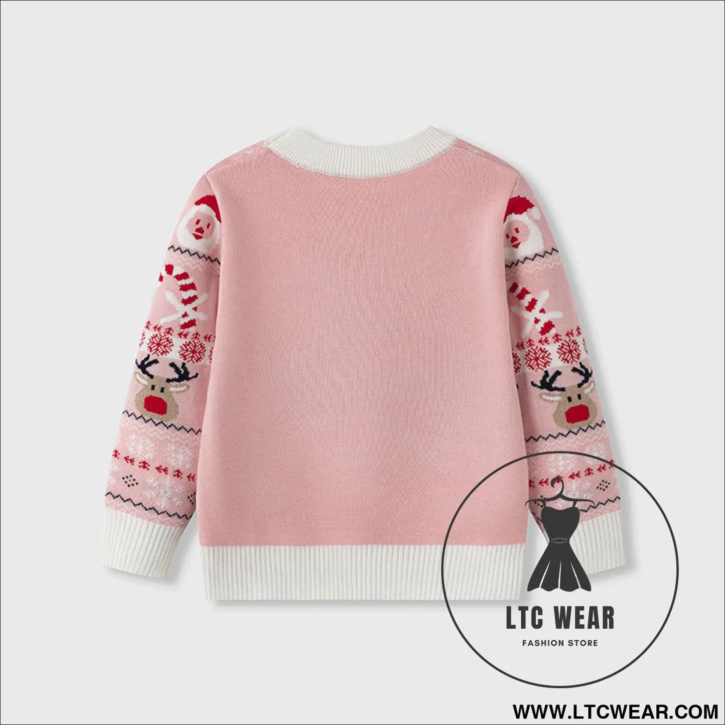 Santa claus baby base knitted sweater children’s pullover sweater