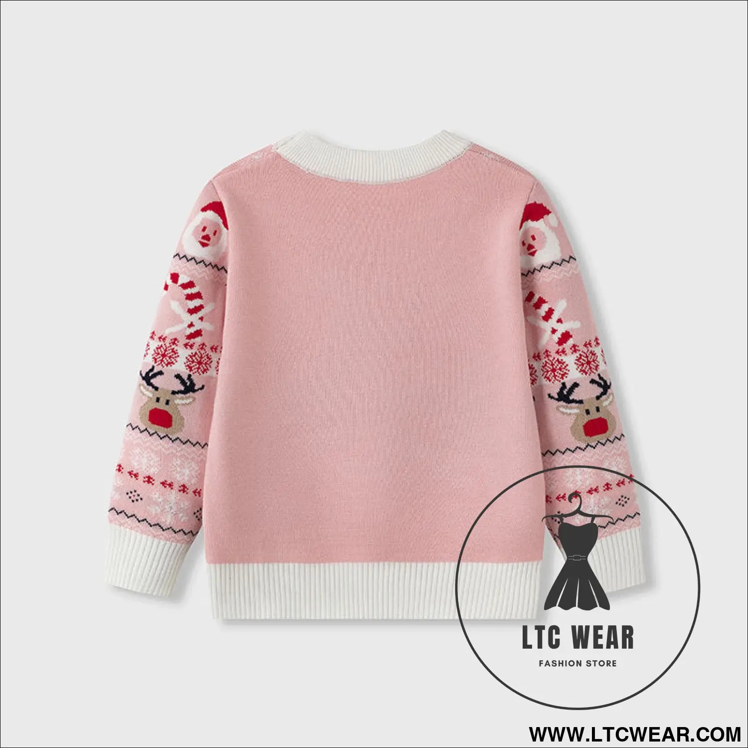 Santa claus baby base knitted sweater children’s pullover sweater