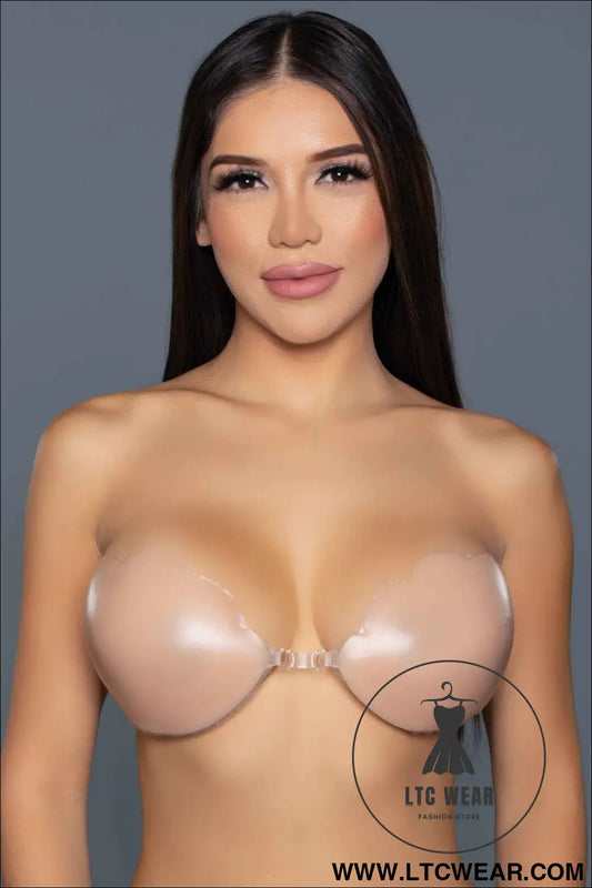 Scalloped Edge Silicone Bra