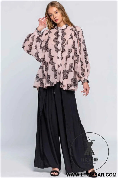 See Through Shirt With Lace Detail