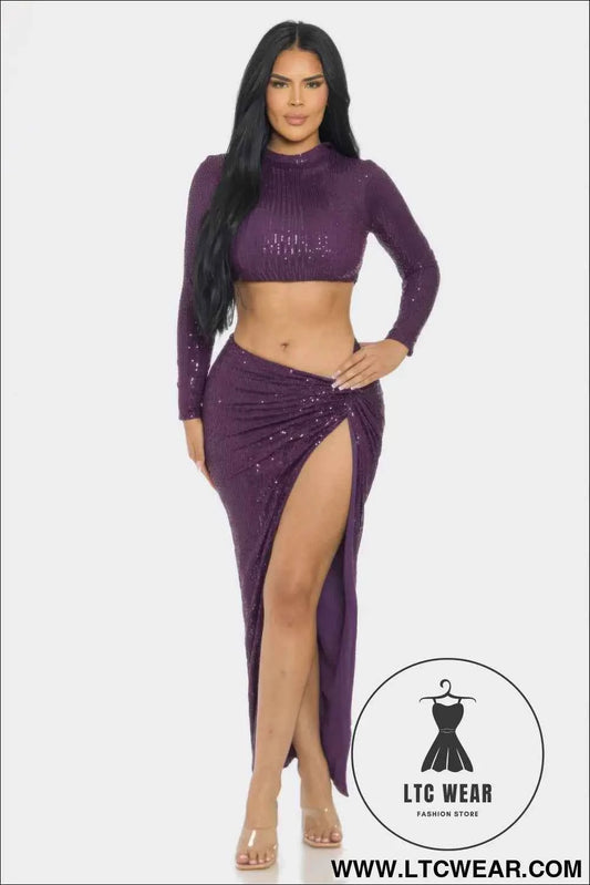 Sequence Top And Skirt Set