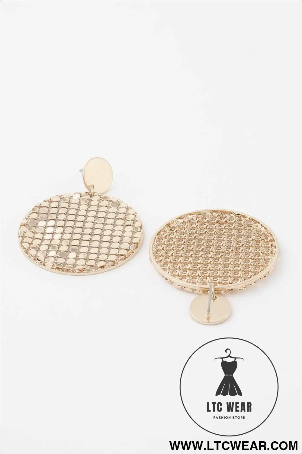 Sequin Plate Earrings