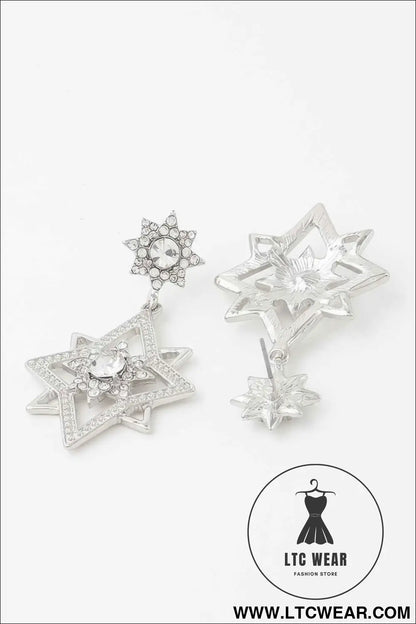 Shining Star Dangle Earrings