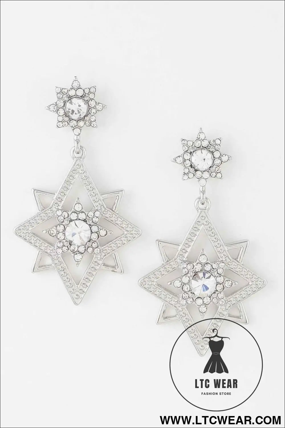 Shining Star Dangle Earrings