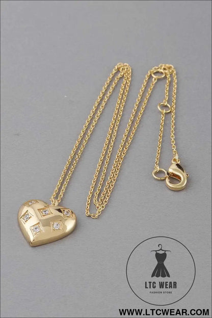 Shining Star Heart Necklace
