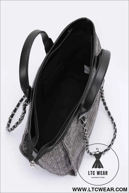 Simple Daily Shoulder Strap Tote Bag