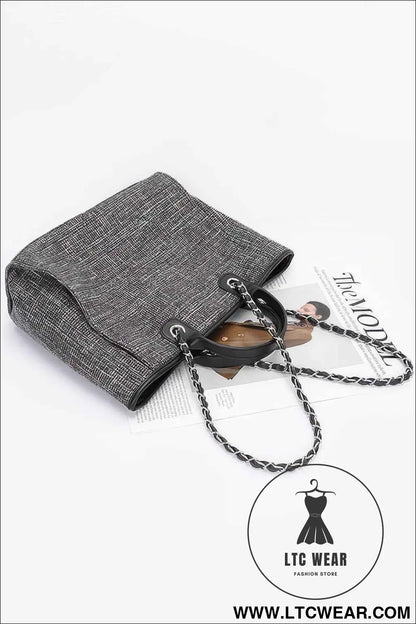 Simple Daily Shoulder Strap Tote Bag